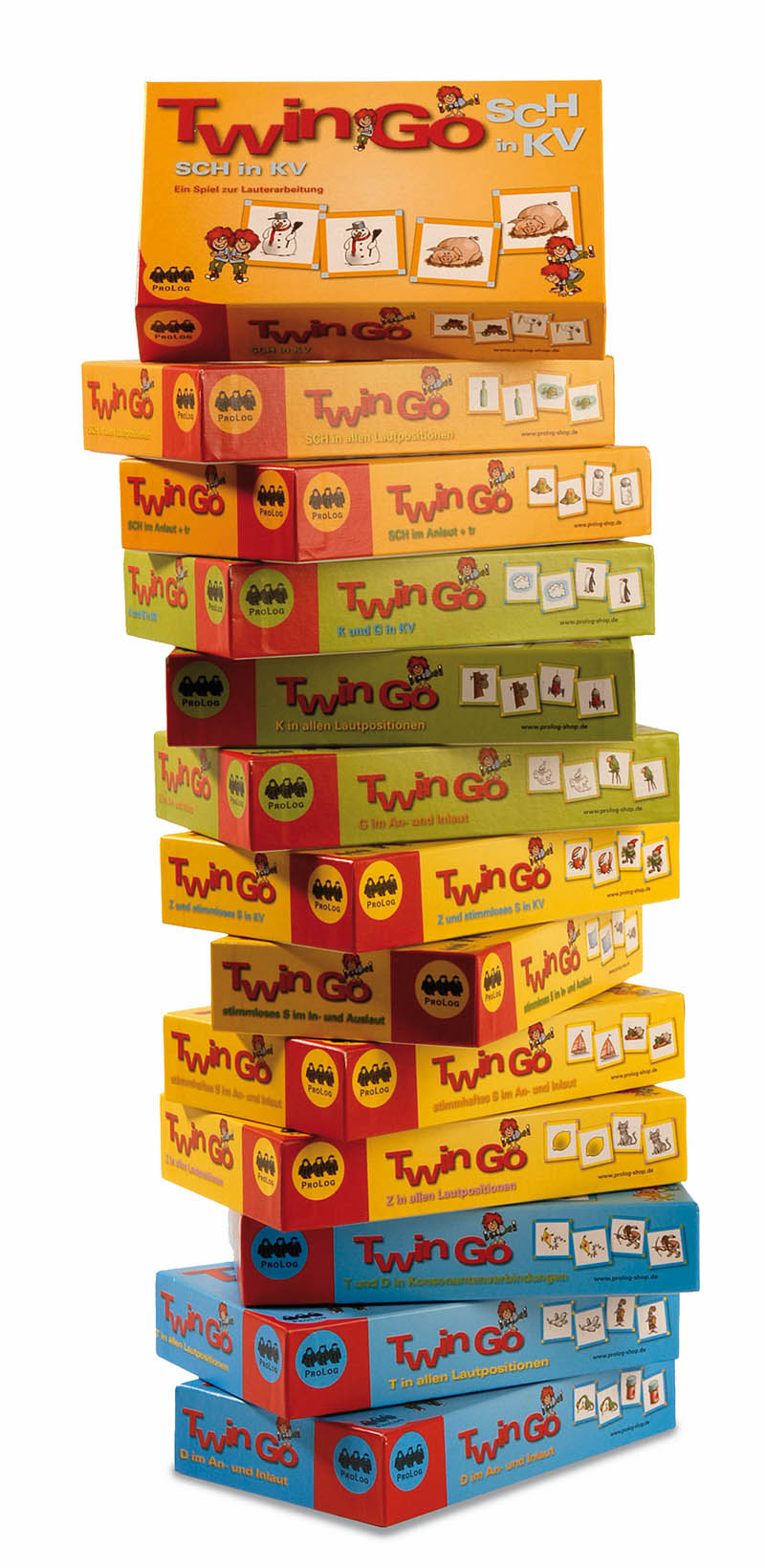 Twin Go Gesamtpaket, Sprachförderspiele, ab 4 Jahre