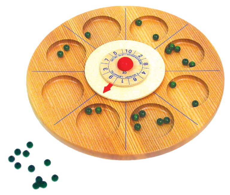 Mengenscheibe, Rechenspiel