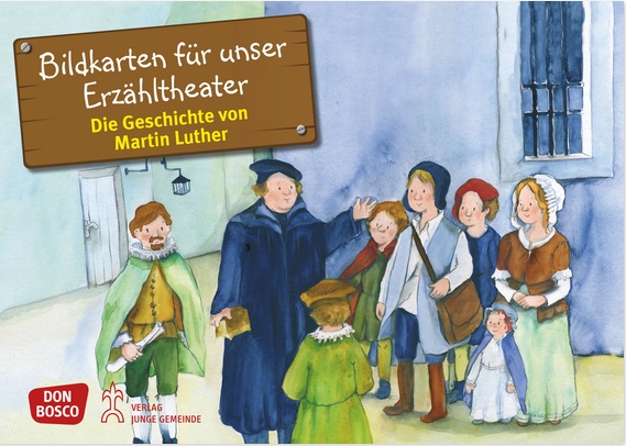 Kamishibai Bildkartenset - Die Geschichte von Martin Luther, 4-8 Jahre