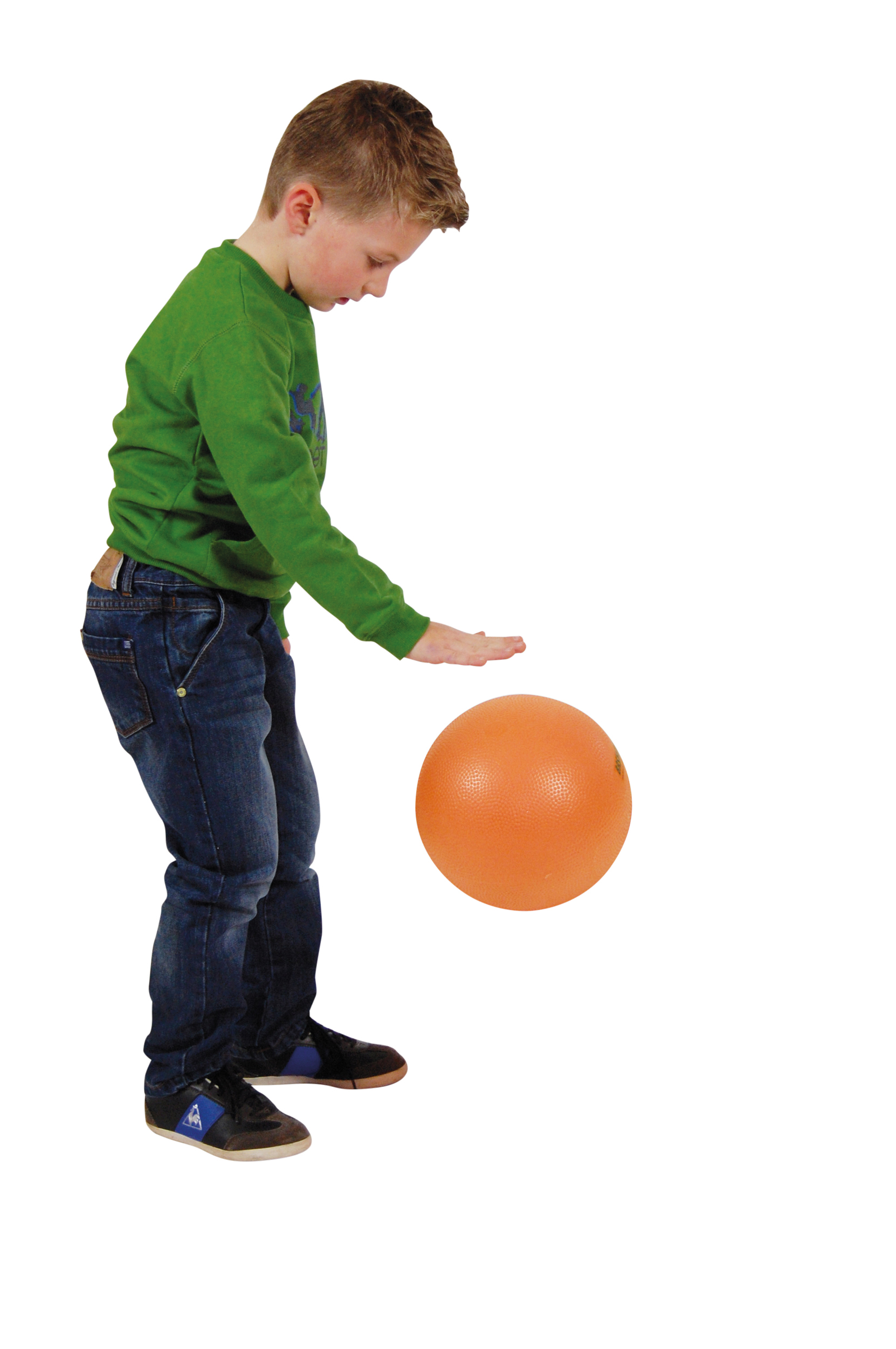 Gymnic Softplay Fußball 22 cm, 220 gr, blau