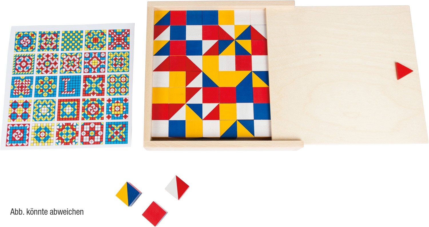 Ornamentbaukasten, 64 Teile, ab 3 Jahre