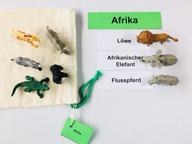Tiere überall auf unserer Erde, Lernmaterial