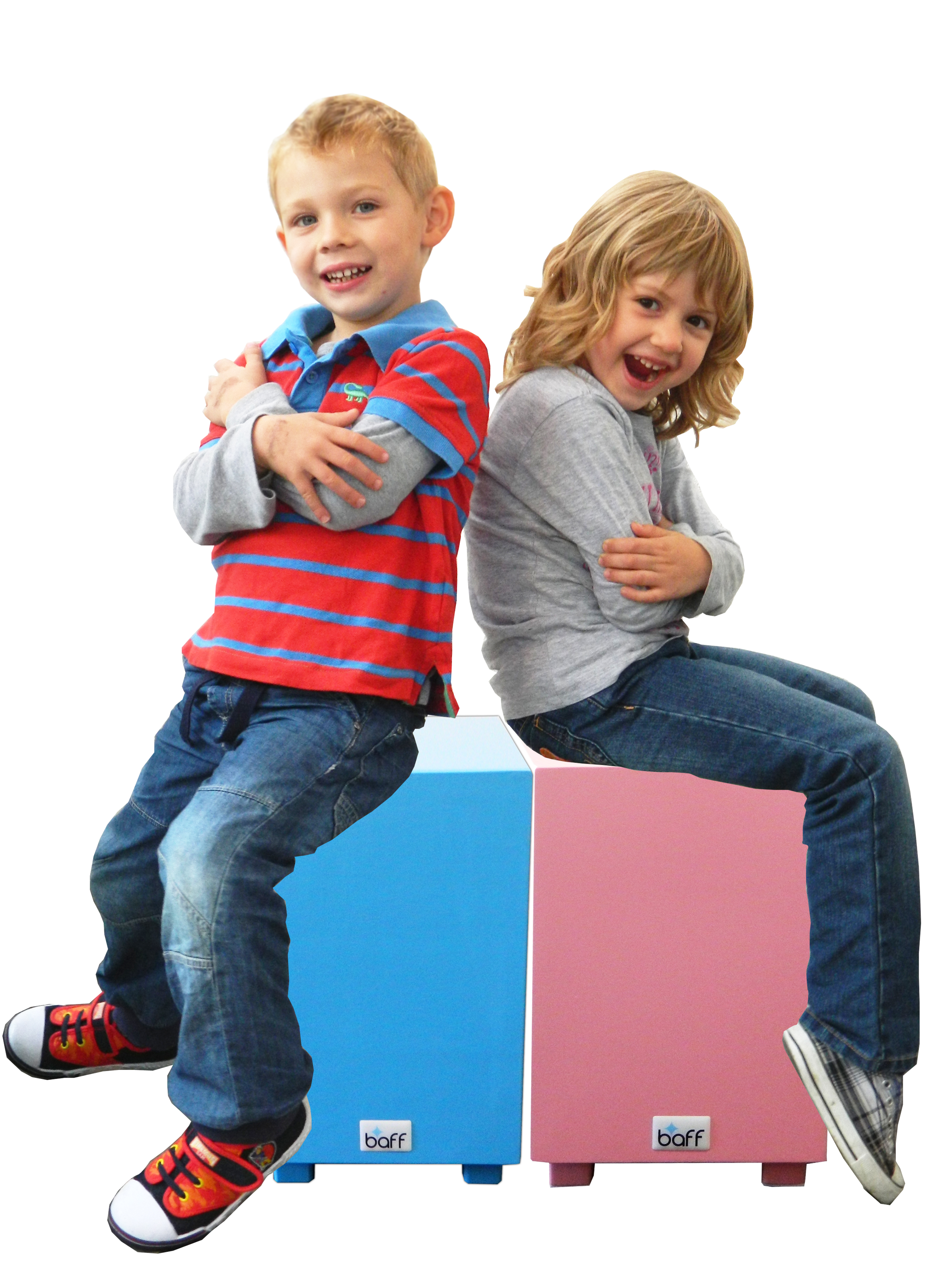 Kinderhocker mit Trommelfunktion, rosa, Sitzhöhe 38cm