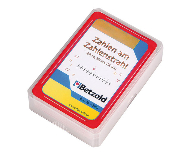 Zahlen am Zahlenstrahl, Spielkarten zum Magischen Zylinder, 6-8 Jahre