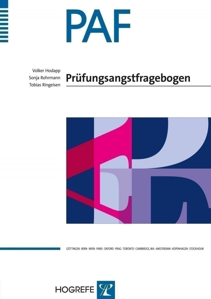 PAF - Prüfungsangstfragebogen, kompletter Test