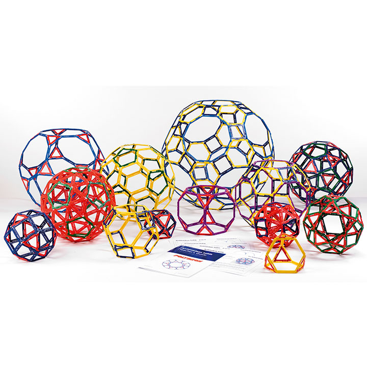 Polydron Rahmen Archimedische Körper großes Set, 452 Teile