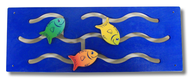 Wandspiel Schiebbare Fische, ab 3 Jahre