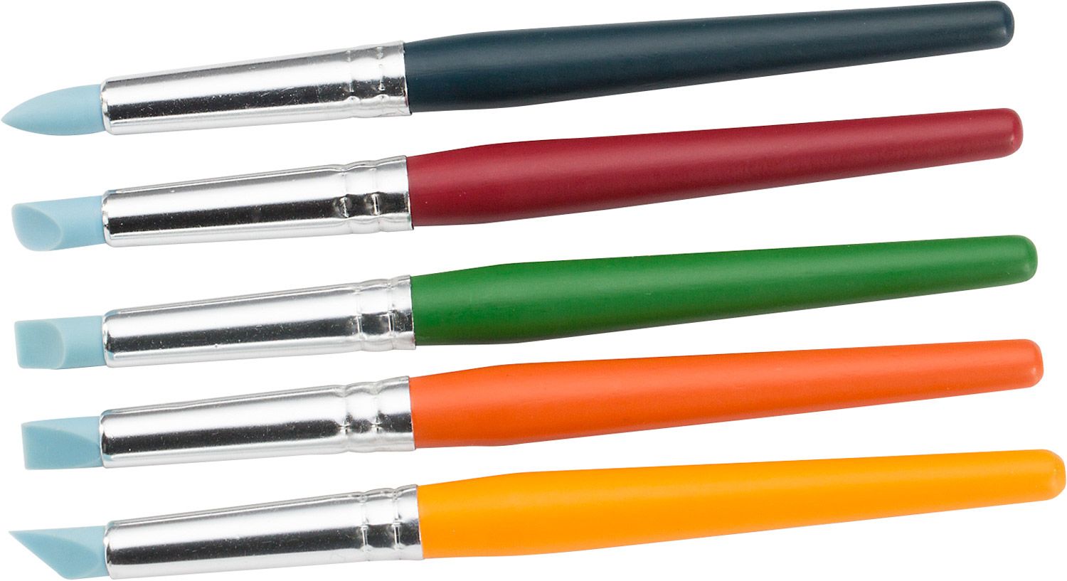 Gummipinsel-Set, 5 Stück, Ø 7,5 mm