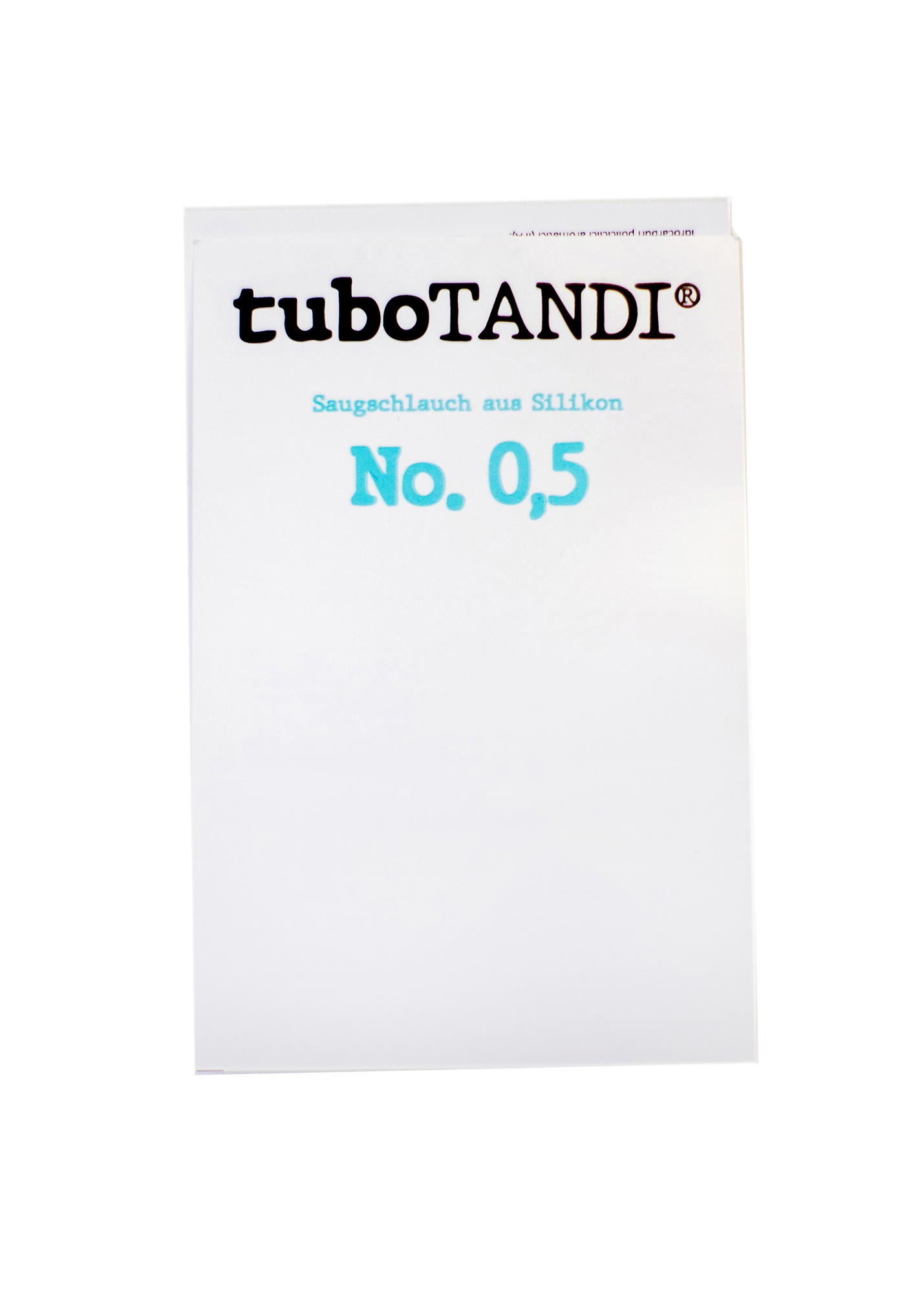 tuboTANDI Saugschlauch aus Silikon No. 0,5