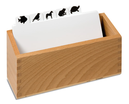 Kasten für Kopiervorlagen für die Tierpuzzles