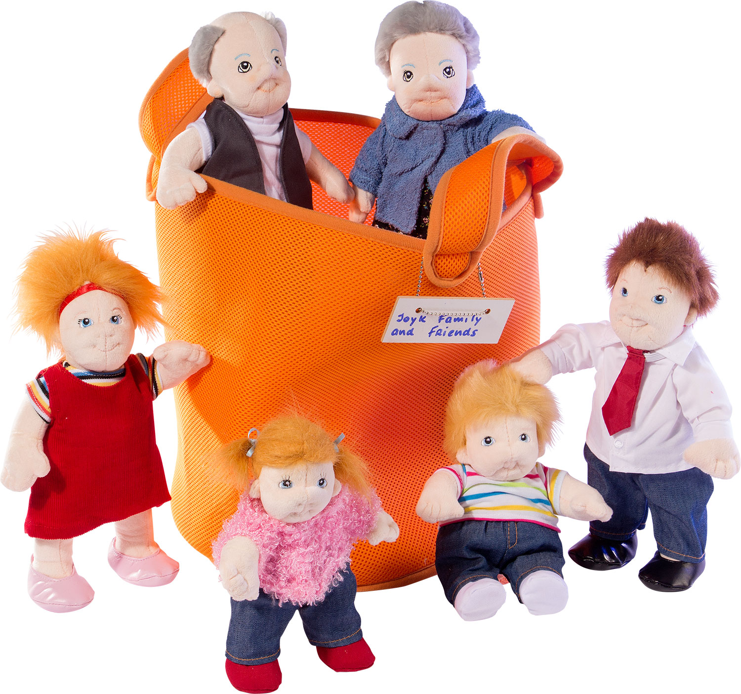 Die Joyk-Familie und Freunde, Empathie-Biegepuppen, ab 3 Jahre