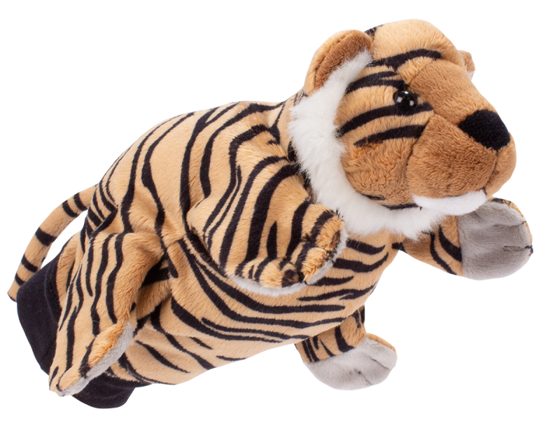Handpuppe Tiger, ab 3 Jahre