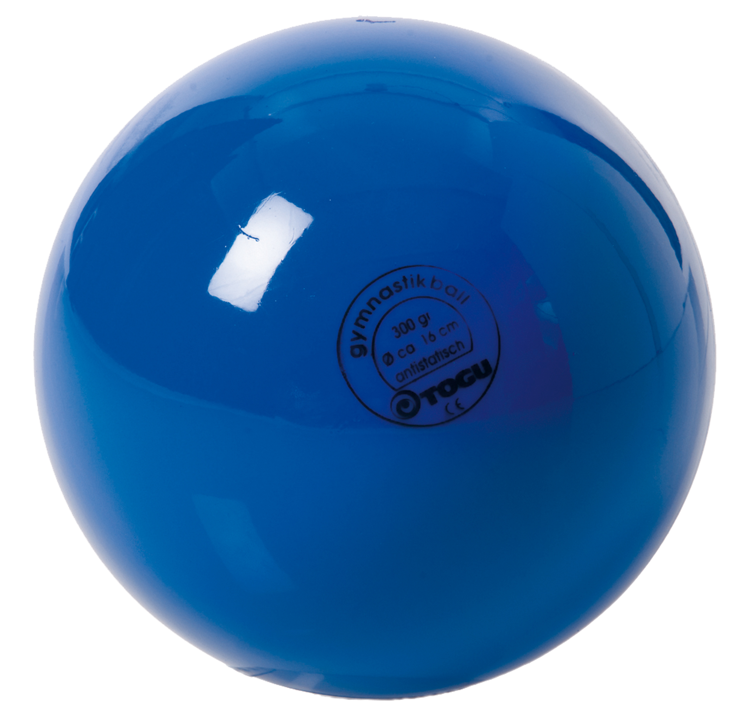 TOGU® Gymnastik Ball Standard 16 cm, 300 g, blau