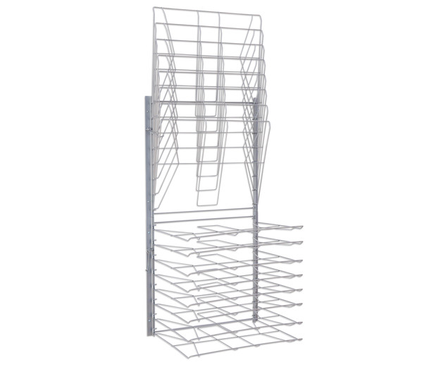 Trocknungsgestell zur Wandmontage, silber