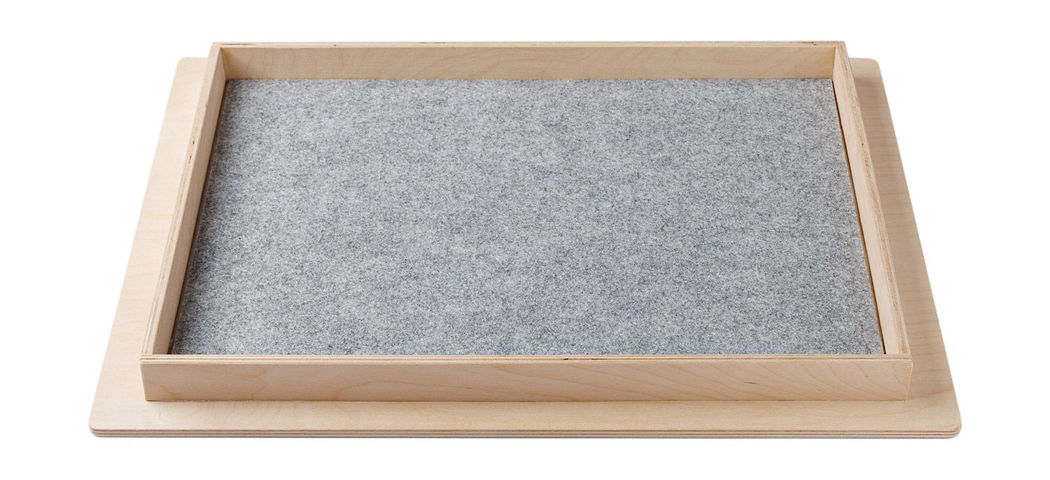 Projekttablett mit Filz, 50c36x3,8 cm