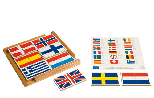 Fahnenpuzzle Europa