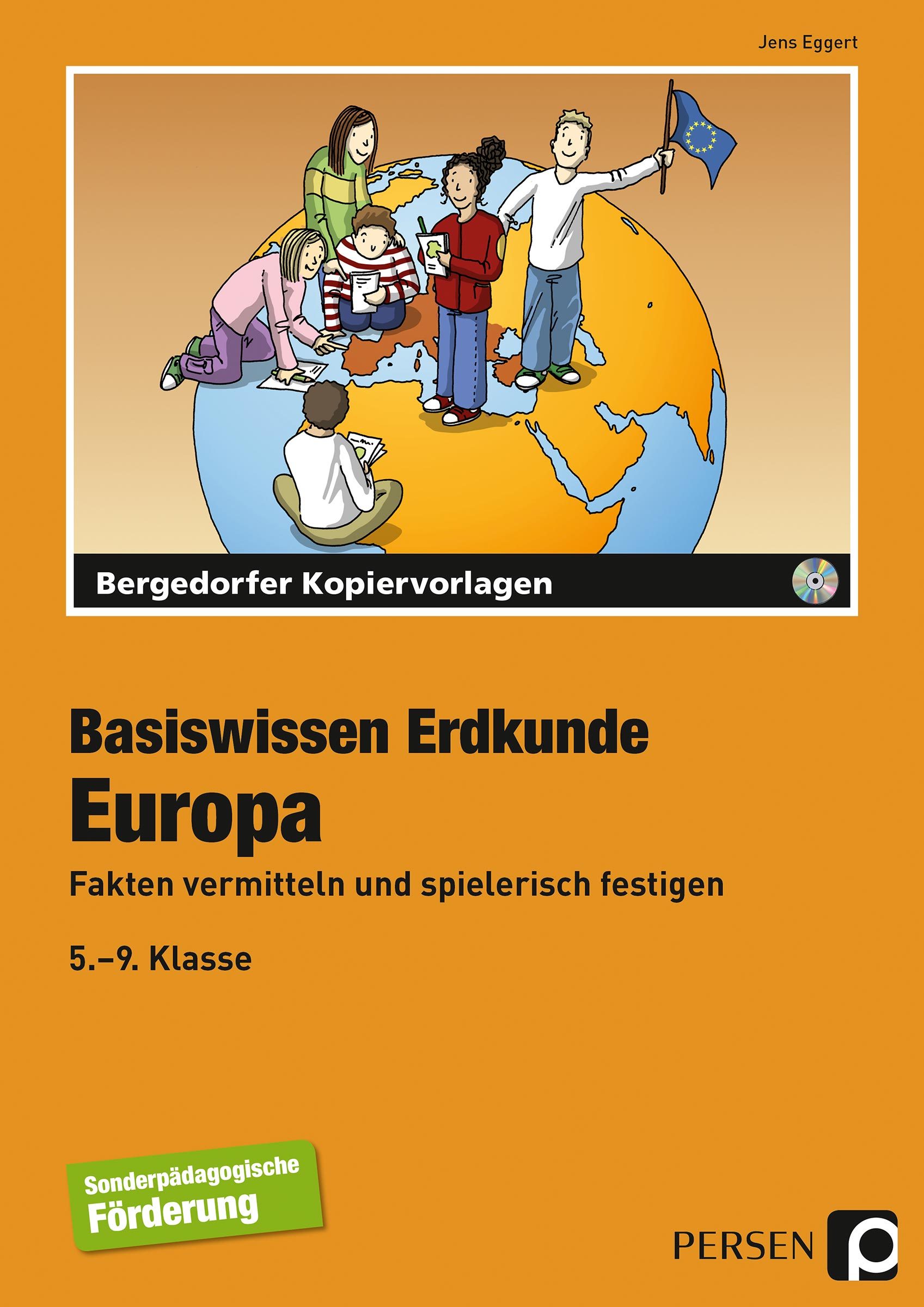 Basiswissen Erdkunde: Europa, Kopiervorlagen inkl. CD, 5.-9. Klasse