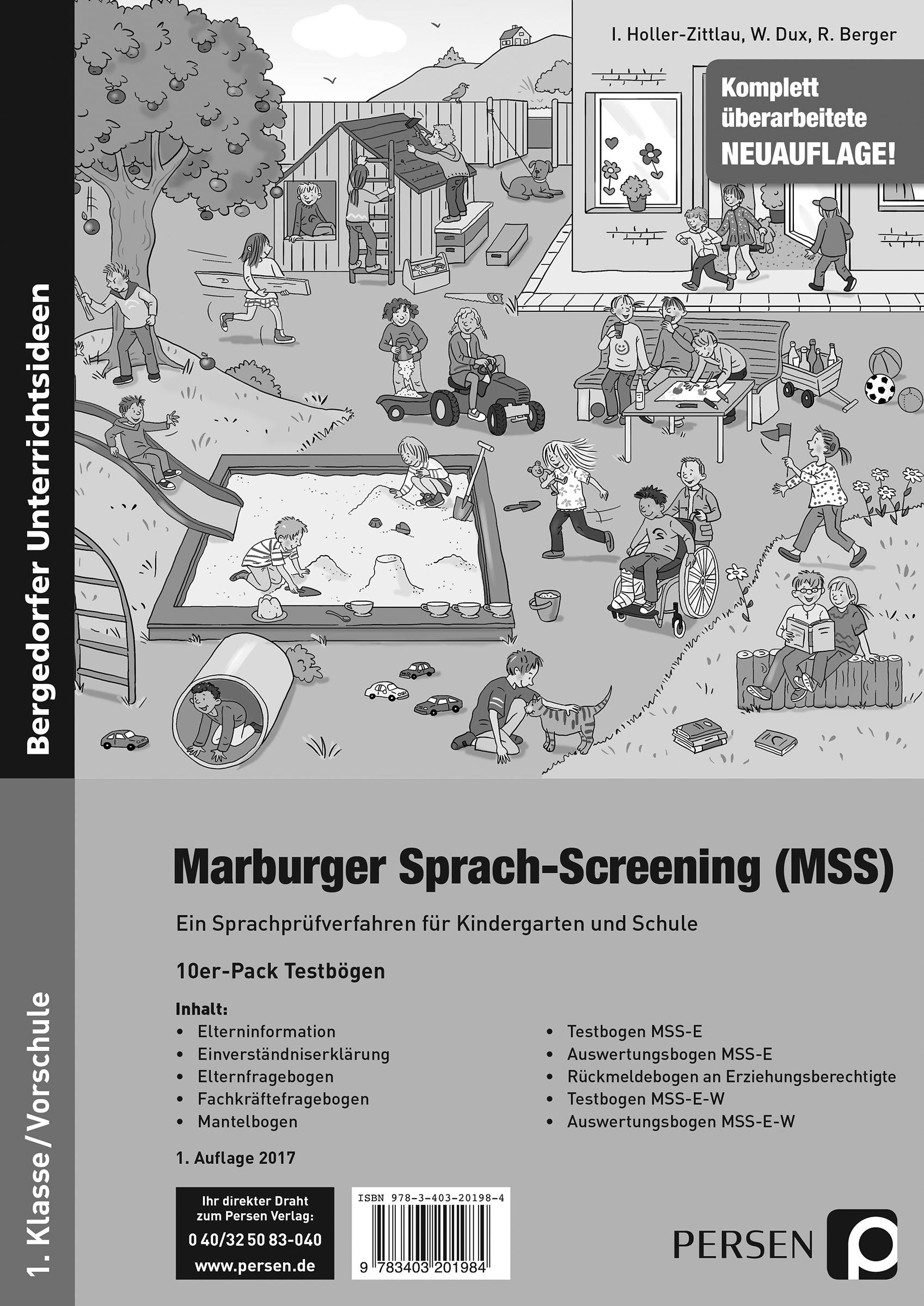 Marburger-Sprach-Screening - Testbögen