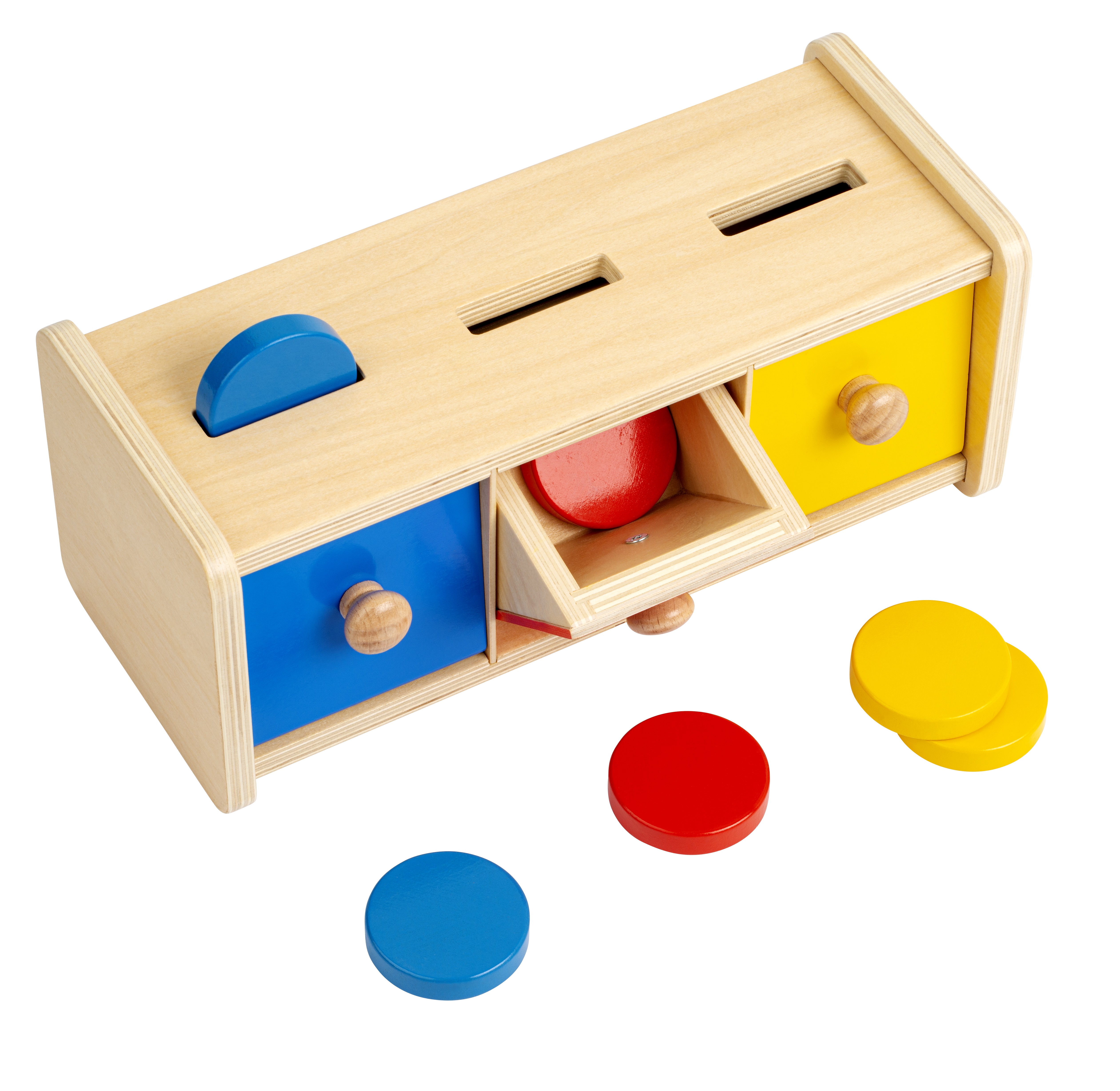 Platziere die Scheibe, Sortierspiel, 14-17 Monate