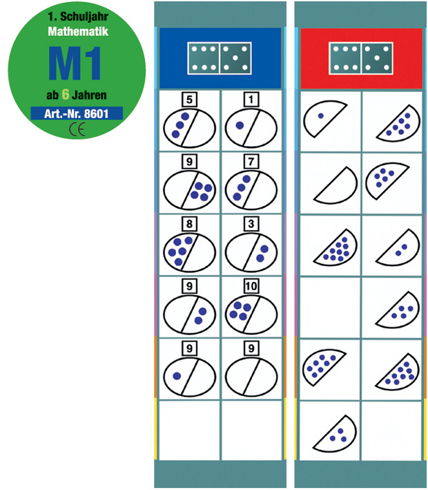 Flocards Set M1 Zahlenraum bis 10