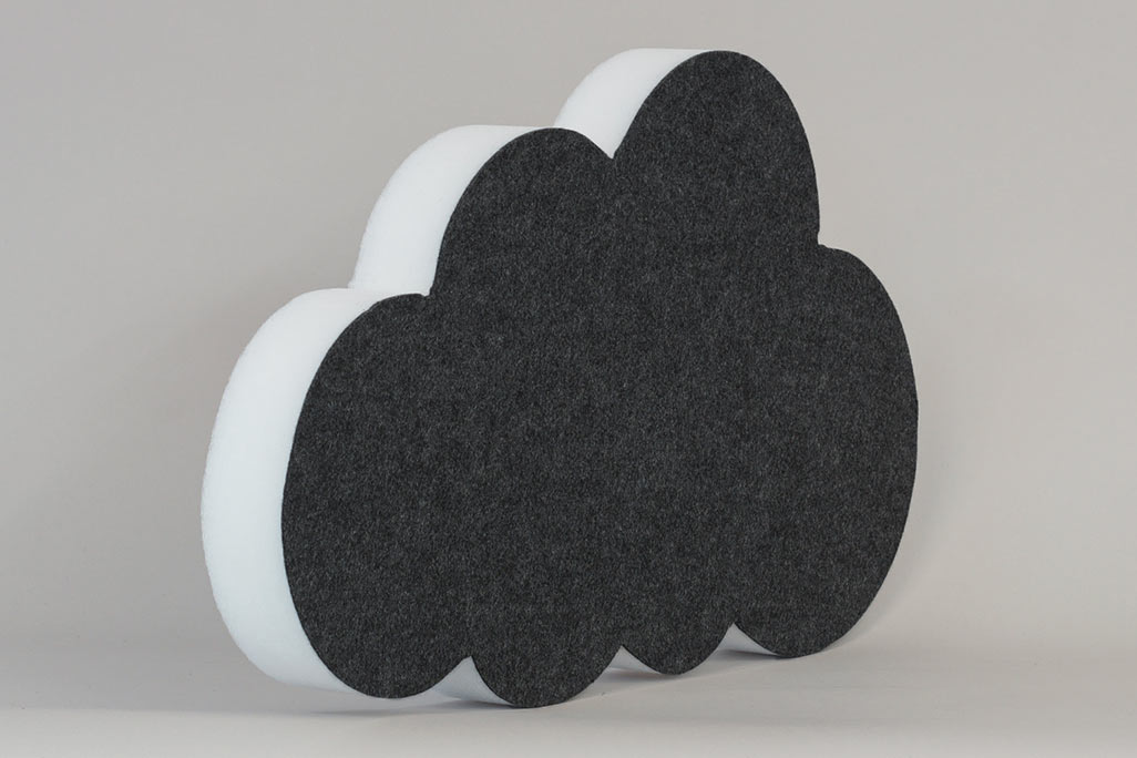Schallschutz Akustikelement, Wolke Anthrazit, soni ELEMENT cloud klein