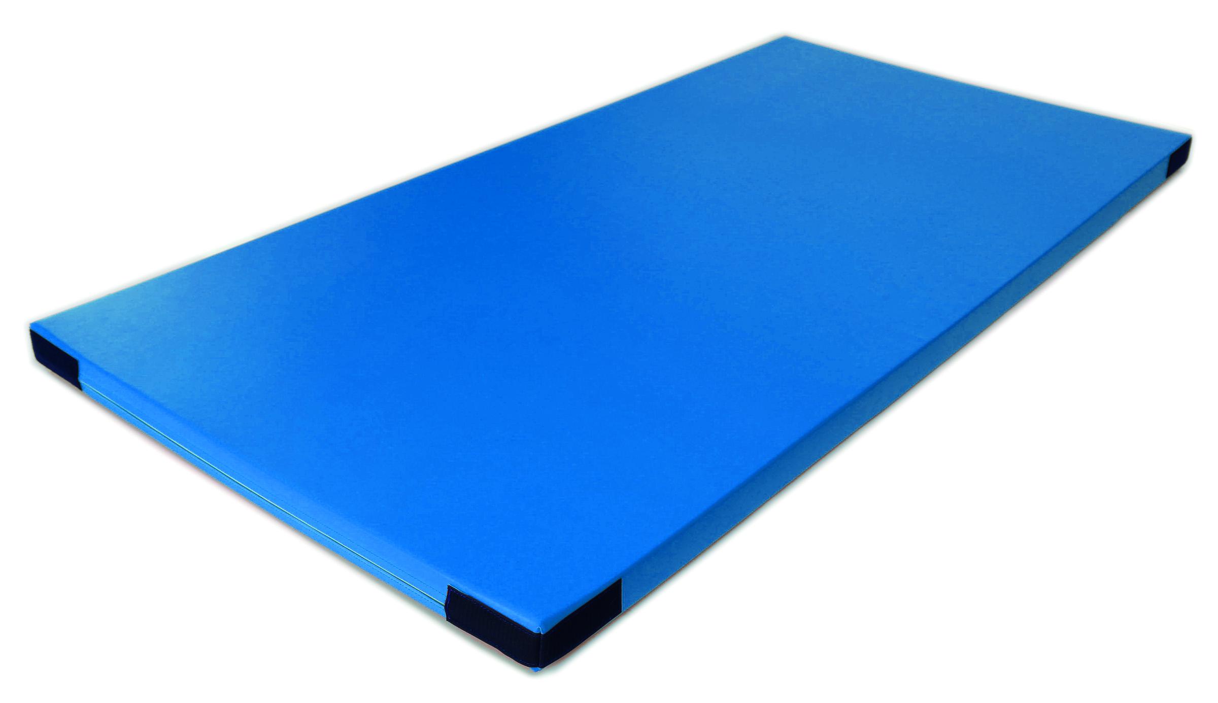 Fallschutzmatte FSM 160/60, 150x100 cm hellblau mit Klettecken