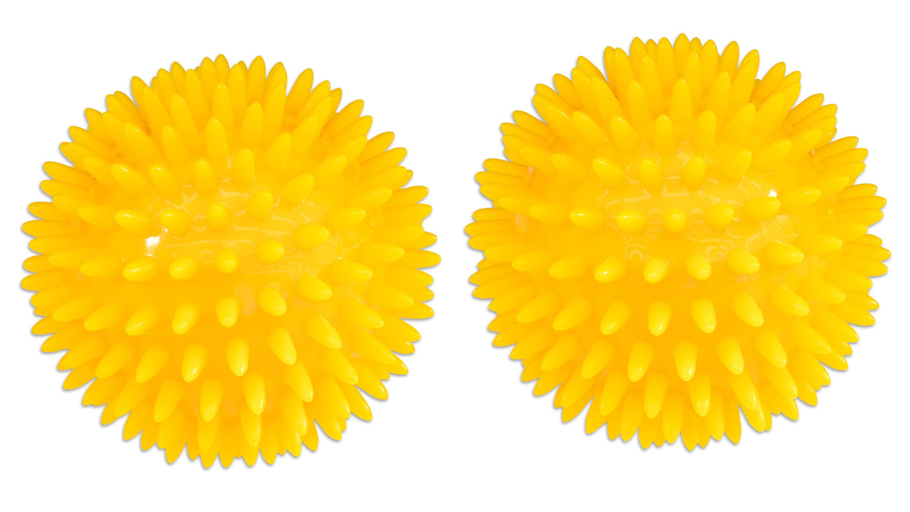 Igelbälle mit langen Noppen ca. 8 cm, 2 Stück im Set