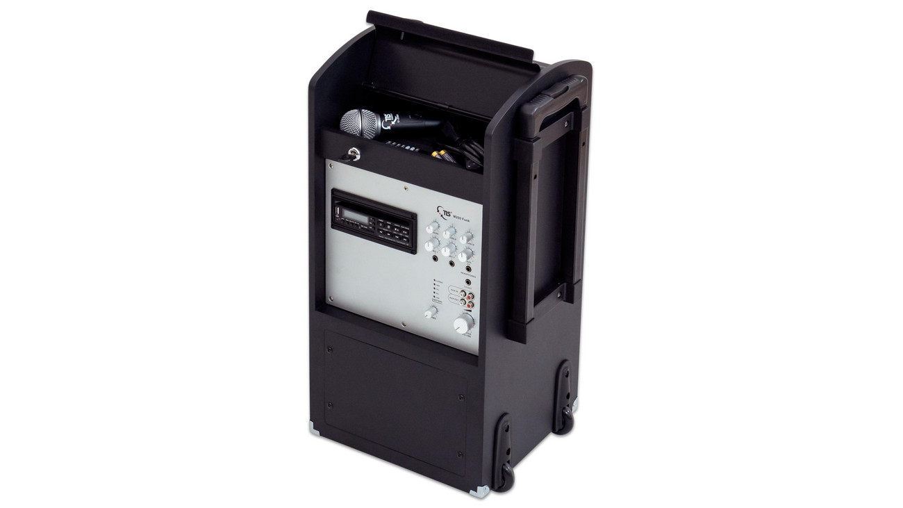 TLS M200 Funk, Soundanlage mit Akkubetrieb und Funkmikro