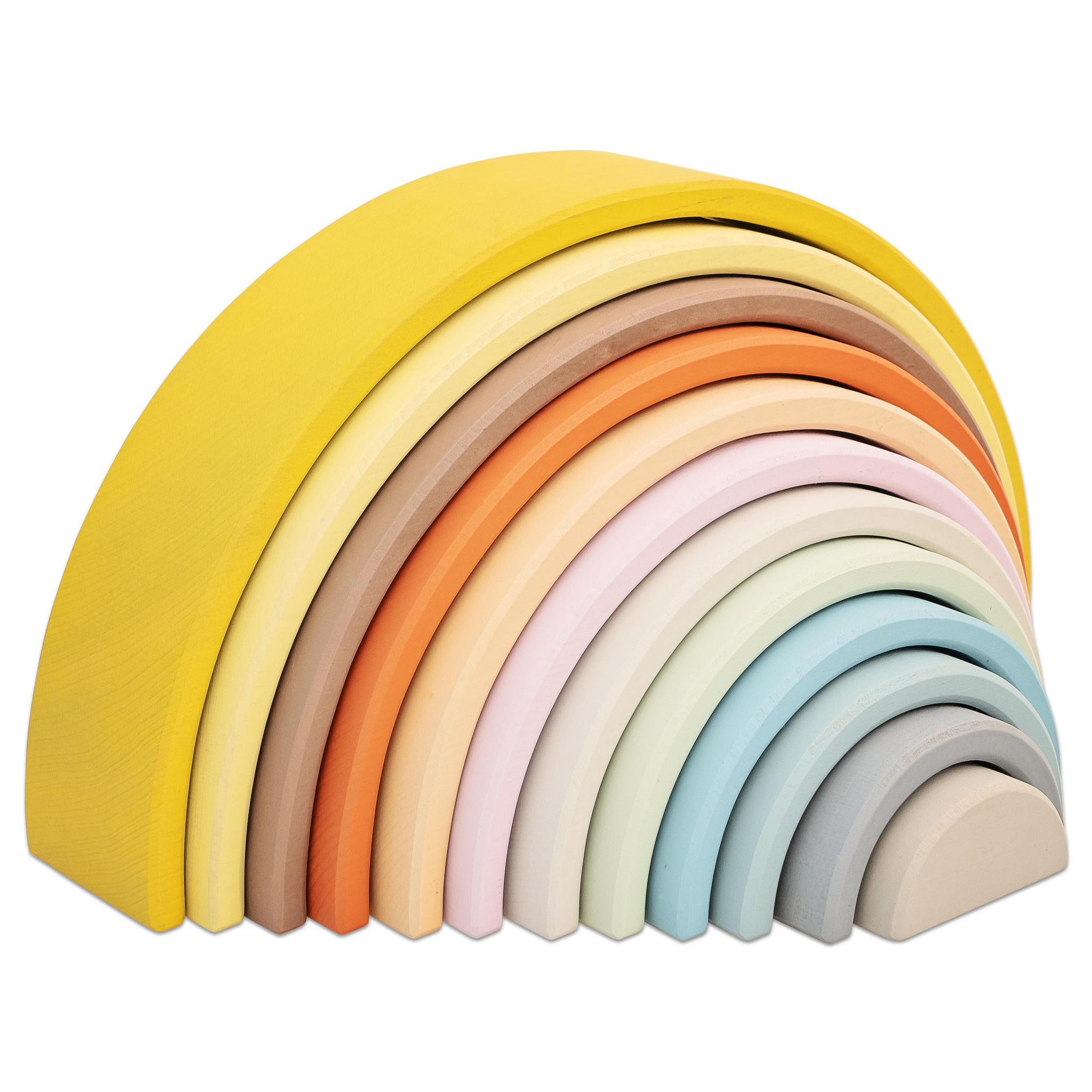 Regenbogen aus Holz, groß, Breite 32 cm
