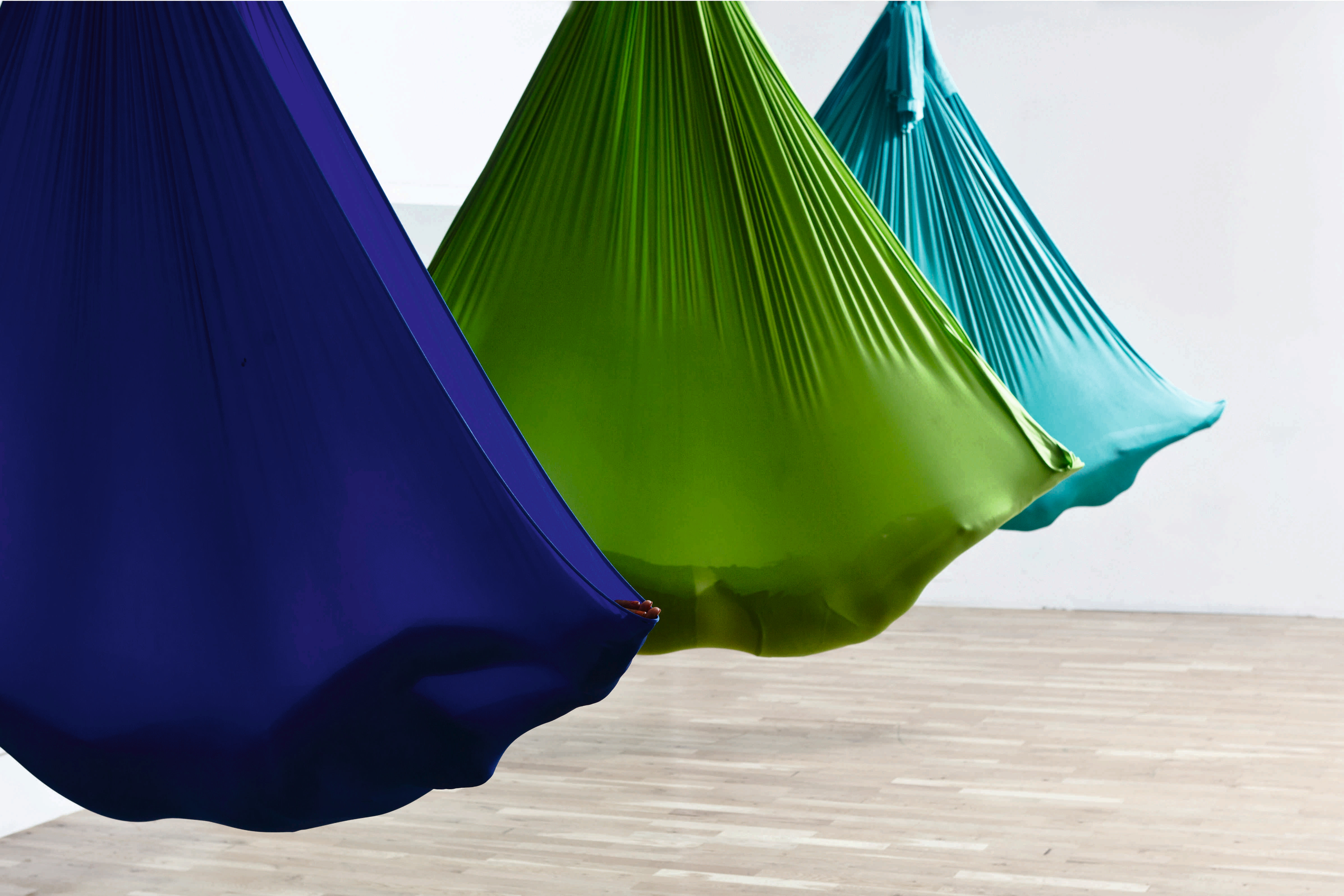 AerialX Yoga-Hängetuch, Farbe: Lemon, mit 2 Deckenankern