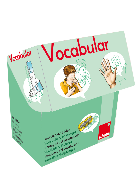 Vocabular Wortschatz-Bilder - Körper, Körperpflege, Gesundheit, Bilderbox, 3-99 Jahre