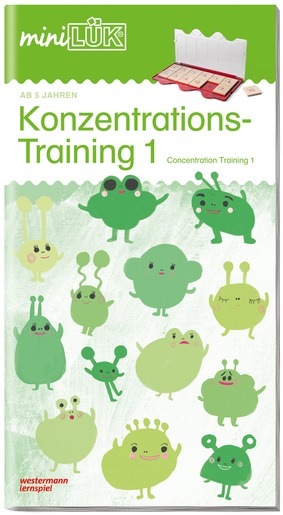 miniLÜK Konzentrationstraining, Heft, 1, 5-7 Jahre