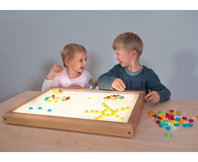 Lichttisch, eckig, ab 3 Jahre