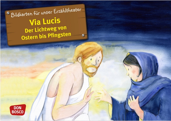 Kamishibai Bildkartenset - Via Lucis: Der Lichtweg von Ostern bis Pfingsten, 4-10 Jahre