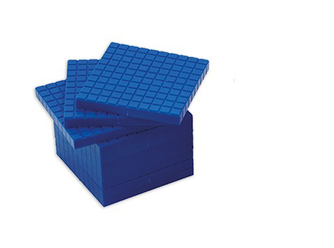 10 blaue Hunderterplatten RE-Plastic°