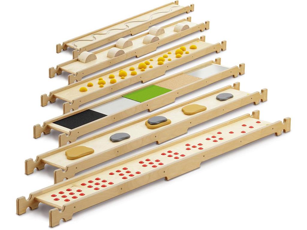 Balancier-Spazierweg Natur, Set aus 6 Balancierbrettern, ab 3 Jahre