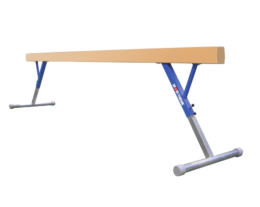Sport-Thieme Schwebebalken Pro, 500x10x16 cm, Höhe 70-120 cm