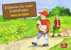 Kamishibai Bildkartenset - Hans im Glück, ab 3 Jahren