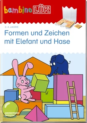 bambinoLÜK Formen und Zeichen mit Elefant und Hase, 2-4 Jahre
