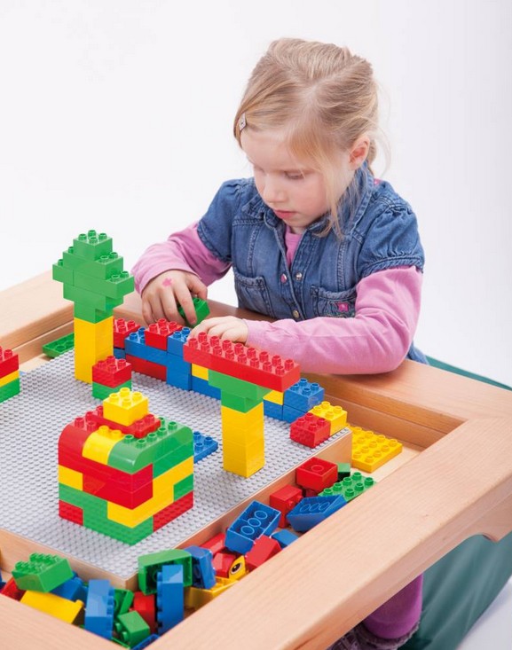 LEGO Spieltisch für LEGO und DUPLO inkl. Steine 51000