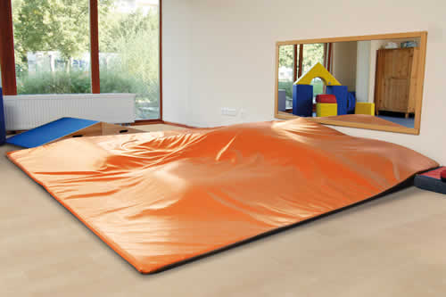 Abenteuermatte L orange, Breite 450 cm