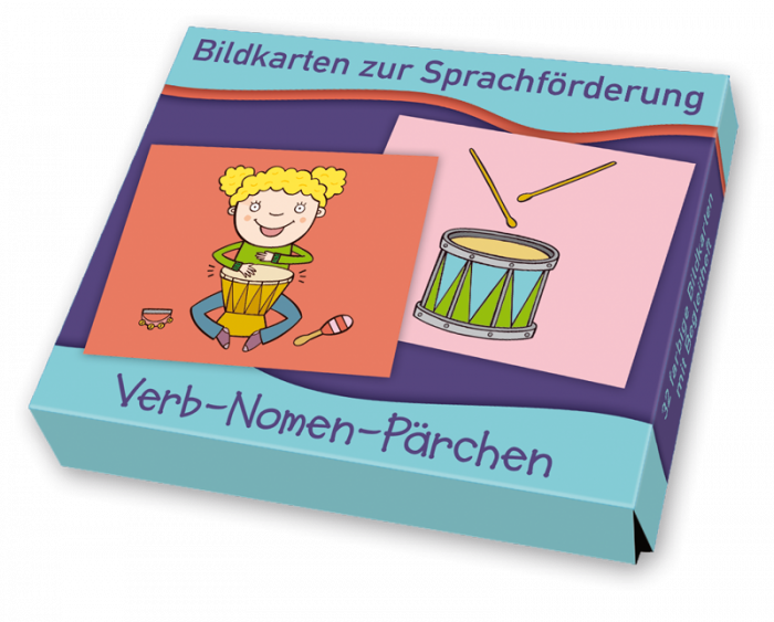 Bildkarten zur Sprachförderung: Verb-Nomen-Pärchen, 1.-2. Klasse