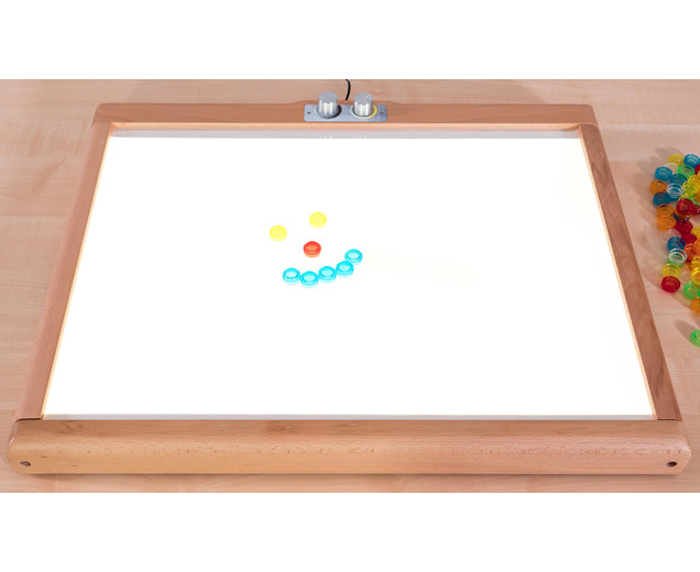 Lichttisch, eckig, ab 3 Jahre