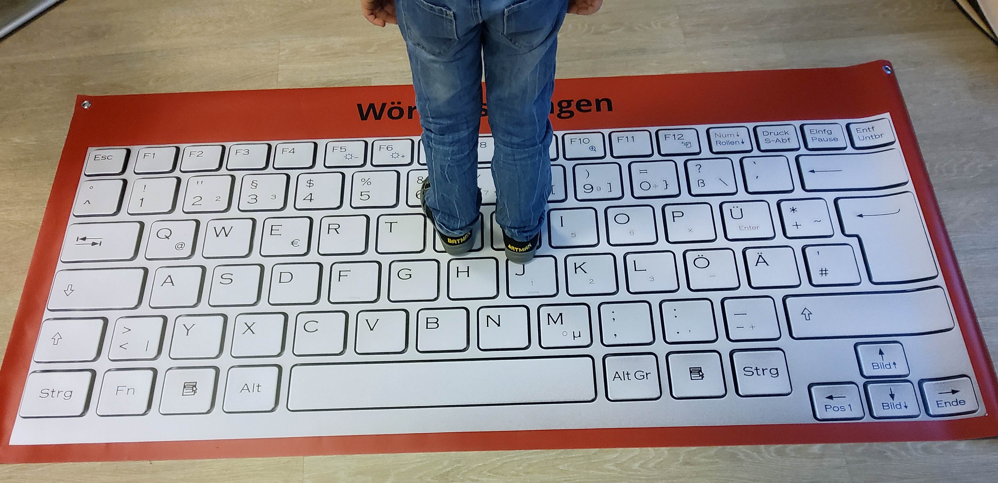 Outdoor Sprungteppich Tastatur, Spielteppich