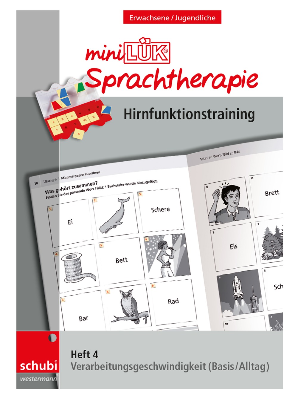 miniLÜK-Sprachtherapie - Hirnfunktionstraining, Heft 4, ab 16 Jahre