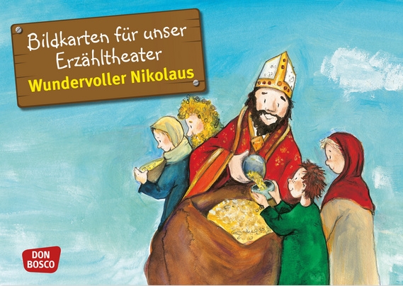 Kamishibai Bildkartenset - Wundervoller Nikolaus Bildkartenset, 3-10 Jahre