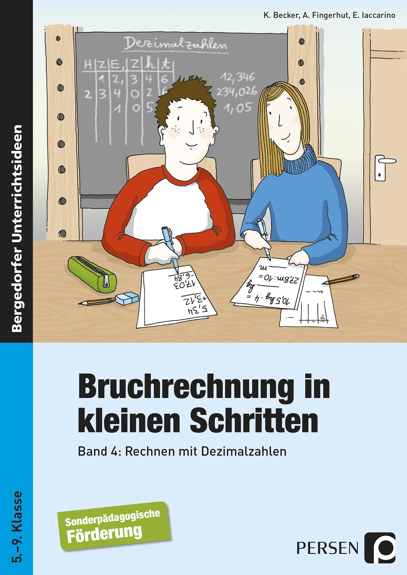 Bruchrechnung in kleinen Schritten 4, Buch, 5.-9. Klasse