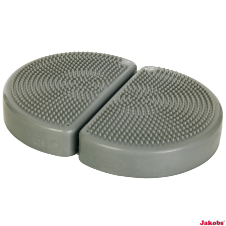 TOGU® Aero Step XL, silber, mit Übungsposter