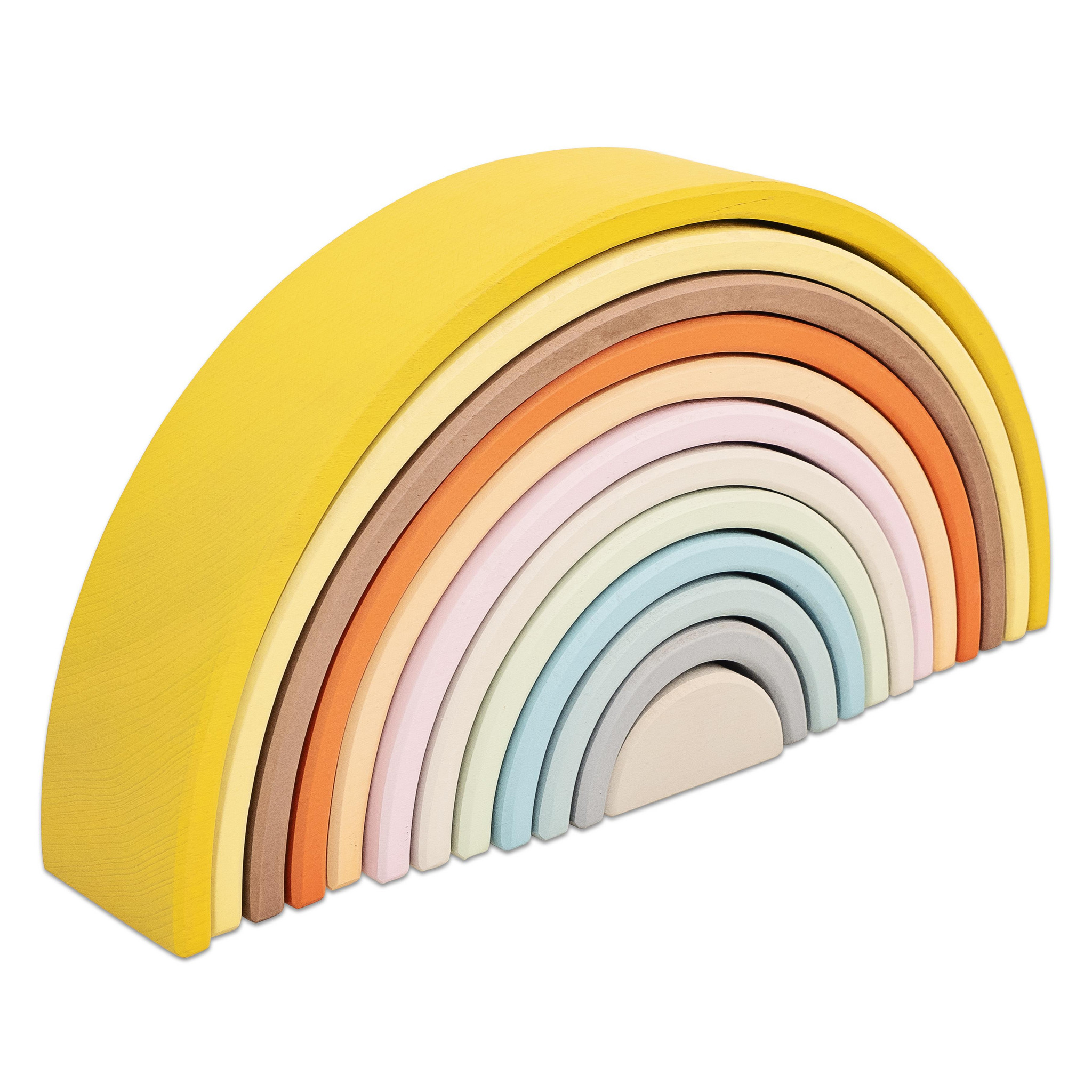 Regenbogen aus Holz, groß, Breite 32 cm