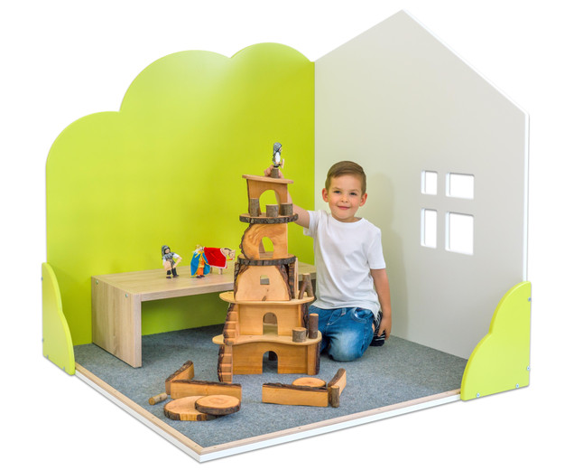 Educasa Spielecke mit Tretford-Teppich, 1-7 Jahre